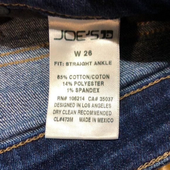 Joes Jeans Farrah Straight Ankle 26R - Picture 5 of 5